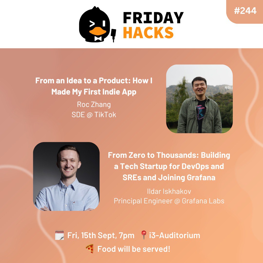 Friday Hacks #244 Poster